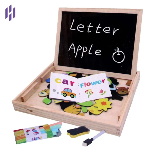Pizarra Magnética Doble: Letras