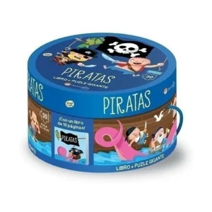 PIRATAS (libro + puzle gigante)