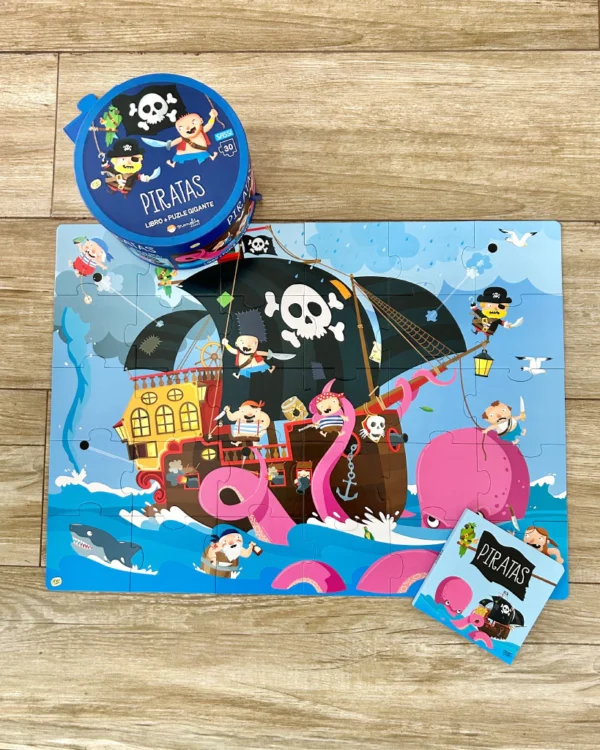 PIRATAS (libro + puzle gigante) - Image 2