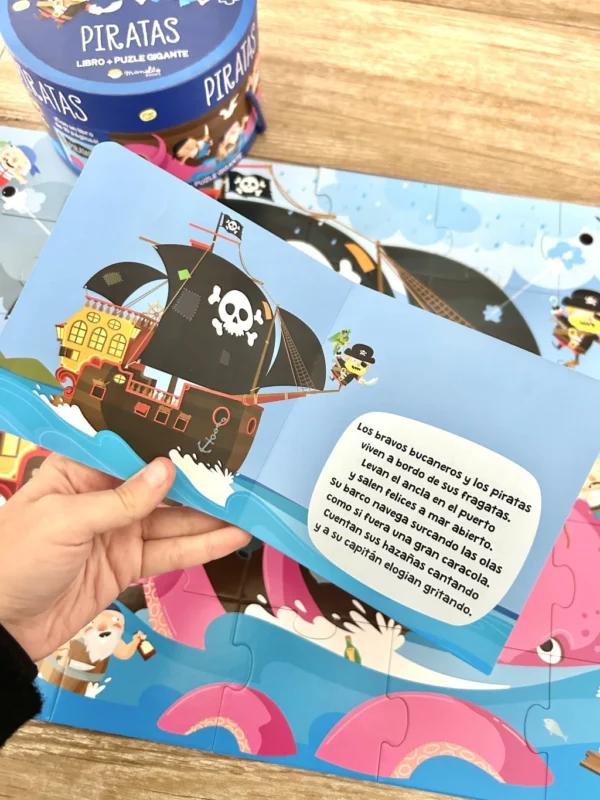 PIRATAS (libro + puzle gigante) - Image 3