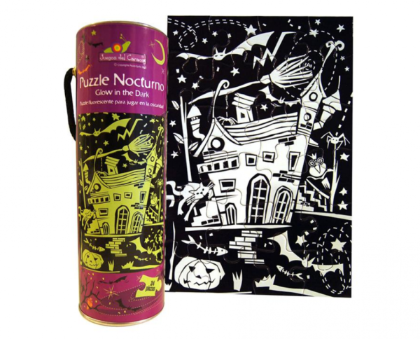 Puzzle Fluorescente Noche de Brujas