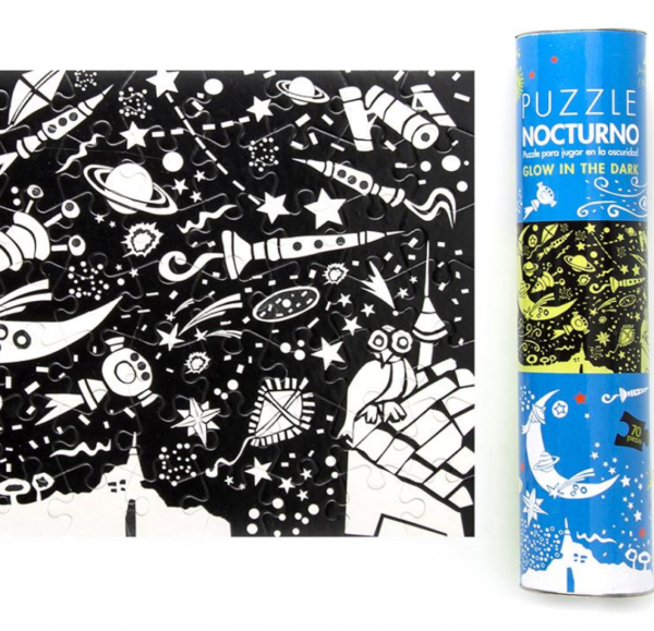 Puzzle Fluorescente Espacial