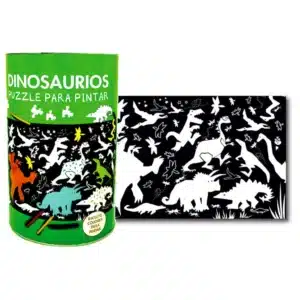 dinosaurios puzzle para pintar