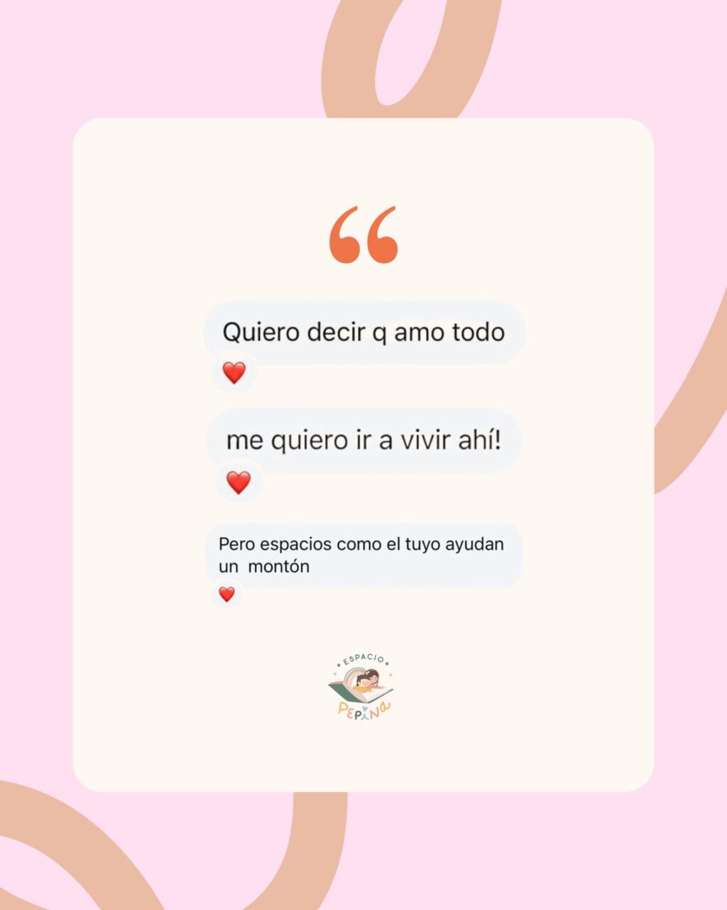 Instagram post from espaciopepina. This post is in position 3.