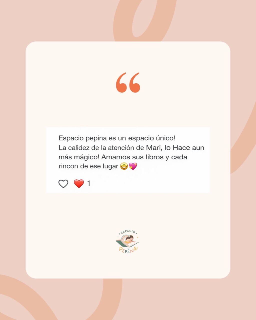 Instagram post from espaciopepina. This post is in position 4.