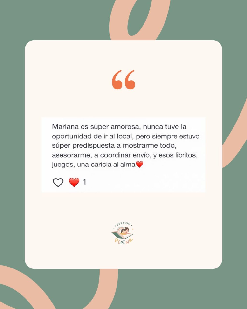 Instagram post from espaciopepina. This post is in position 5.